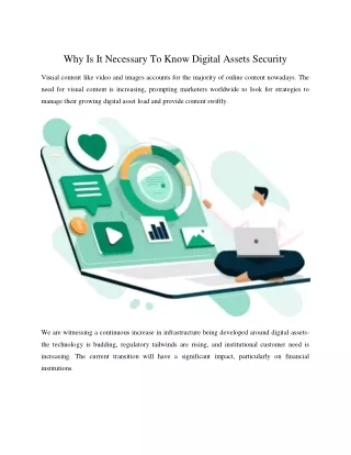 why is it necessary to know digital assets
