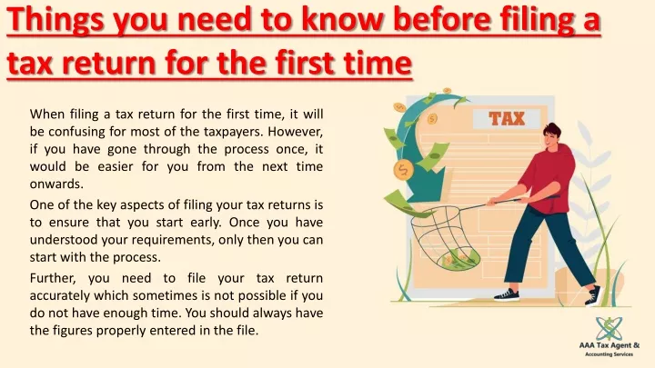 things you need to know before filing a tax return for the first time