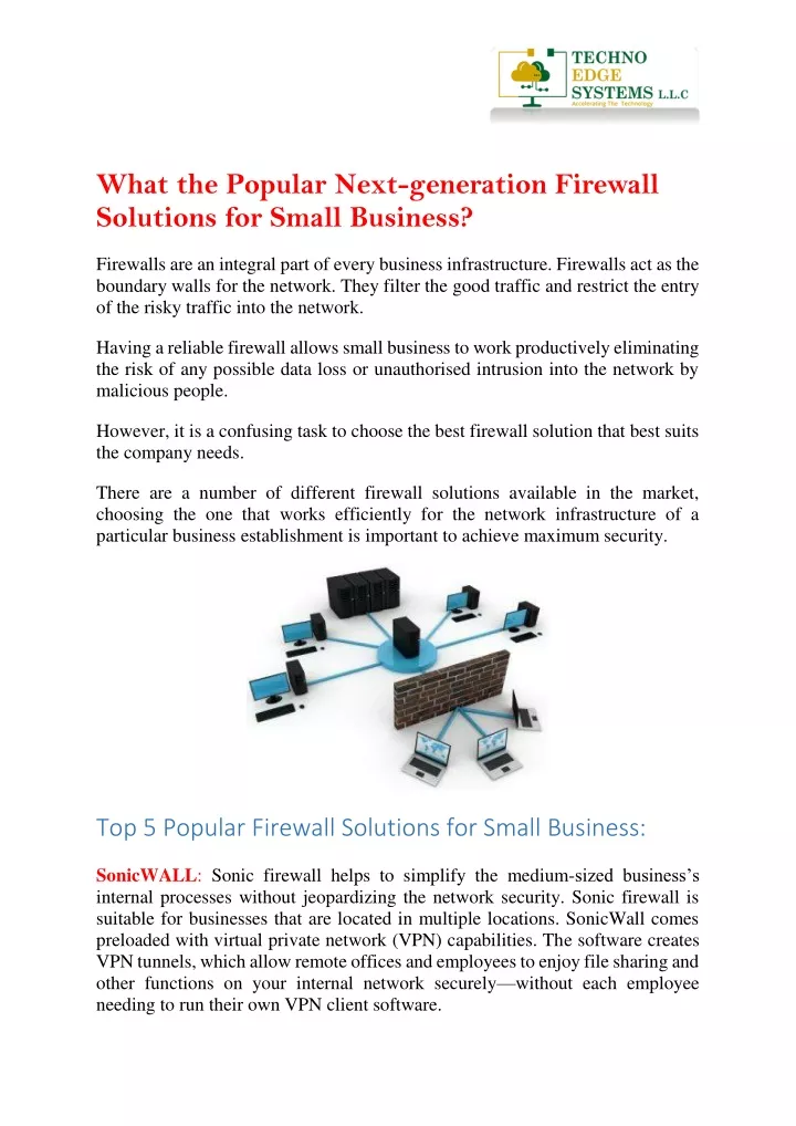 what the popular next generation firewall