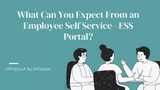 What Can You Expect From an Employee Self Service - ESS Portal (1)