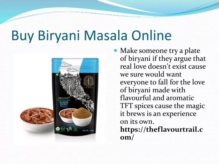 buy biryani masala online