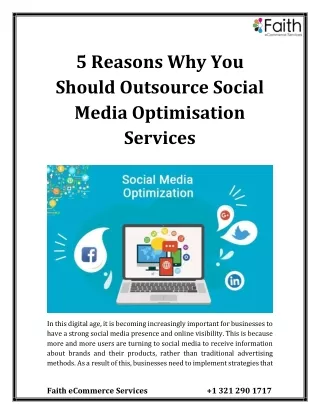 5 reasons why you should outsource social media