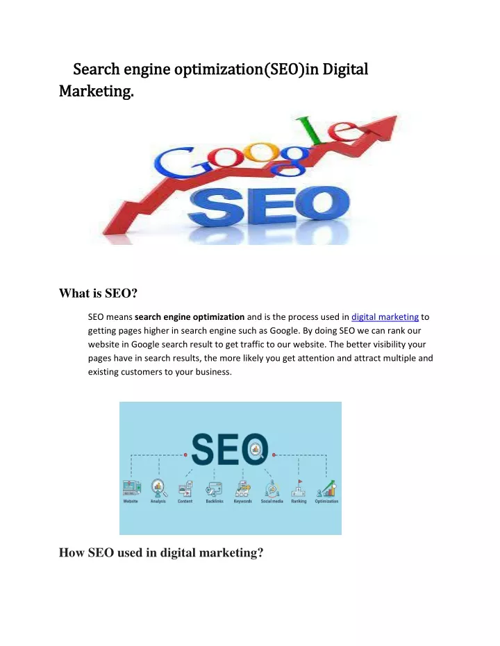 search engine optimization search engine