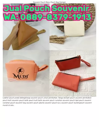 Ö889-8౩ᜪ9-191౩ (WA) Pouch Bag Dompet Bisnis Souvenir Pouch