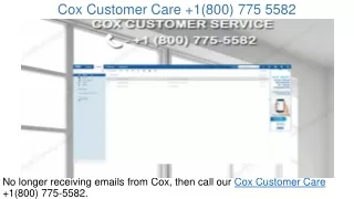 cox customer care 1 800 775 5582