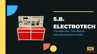 S.B. ELECTROTECH - AC High voltage tester - Manufacturers in India
