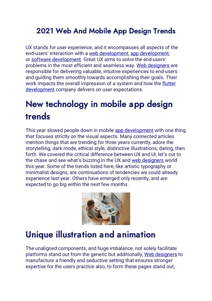 2021 web and mobile app design trends 2021