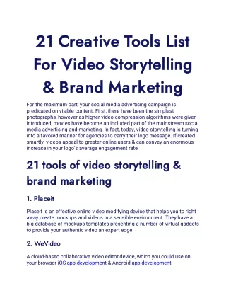 21 creative tools list 21 creative tools list