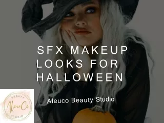 SFX Makeup Looks for Halloween