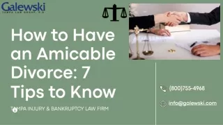 How to Have an Amicable Divorce 7 Tips to Know