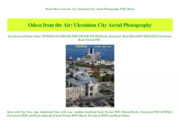 read odesa from the air ukrainian city aerial