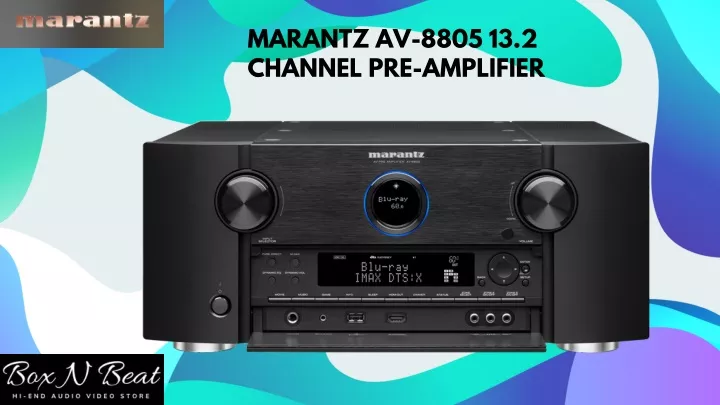 marantz av 8805 13 2 channel pre amplifier