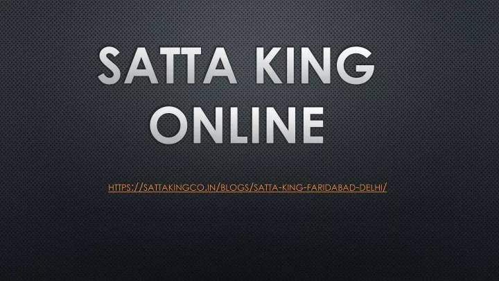 satta king online