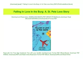 [Download] [epub]^^ Falling In Love In the Burg A. St. Pete Love Story [PDF EPuB AudioBook Ebook]