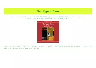 (READ-PDF!) The Upper Room (Ebook pdf)