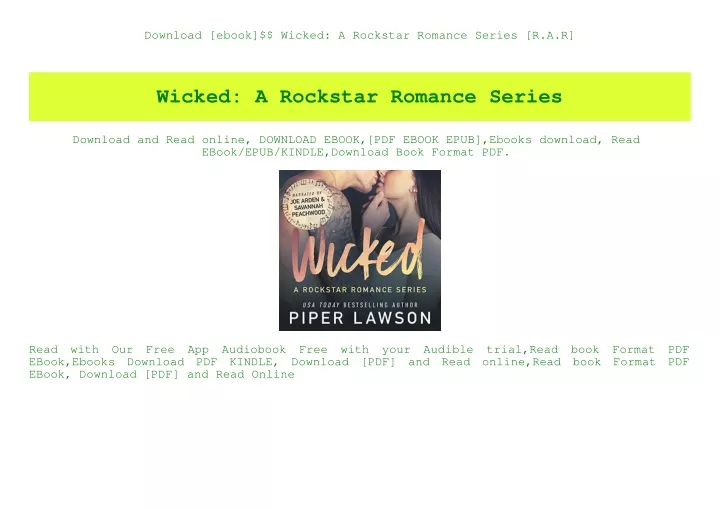 download ebook wicked a rockstar romance series