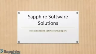 sapphire software solutions