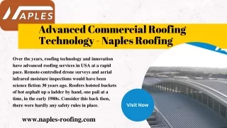 Advanced Commercial Roofing Technology - Naples Roofing