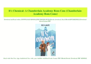 PDF) It's Chemical A Chamberlain Academy Rom-Com (Chamberlain Academy Rom-Coms) [W.O.R.D]