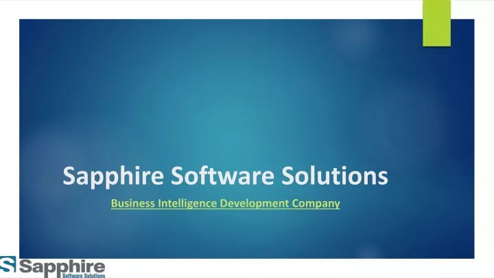 sapphire software solutions