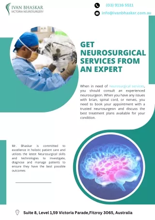Get an expert’s help for robotic spinal surgeries in Melbourne