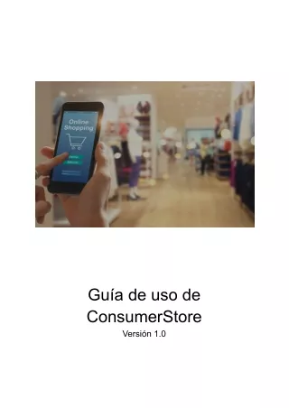 Guía de uso de ConsumerStore