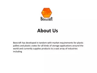 Searching For Heavy Duty Pallets Go Nowhere Except Beecraft UK Ltd
