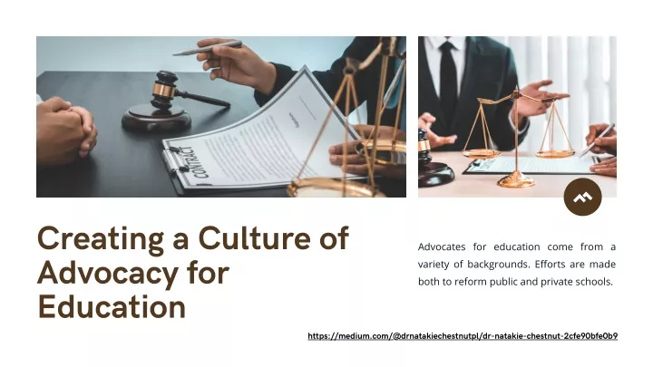 creating a culture of advocacy for education