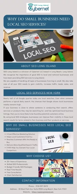 why do small businesses need local seo services
