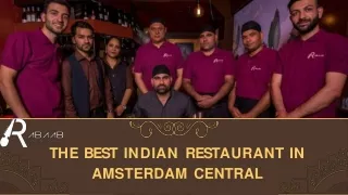 The Best indian restaurant in amsterdam central