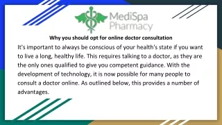 Why you should opt for online doctor consultation