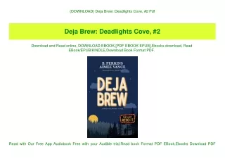 {DOWNLOAD} Deja Brew Deadlights Cove  #2 Pdf