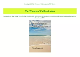 Free [epub]$$ The Women of Californication PDF eBook