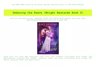 PDF READ FREE Seducing the Knave (Wright Bastards Book 3) [PDF EPUB KINDLE]