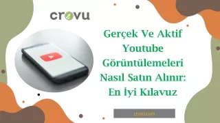 Youtube Izlenme Satın Alma Yolu