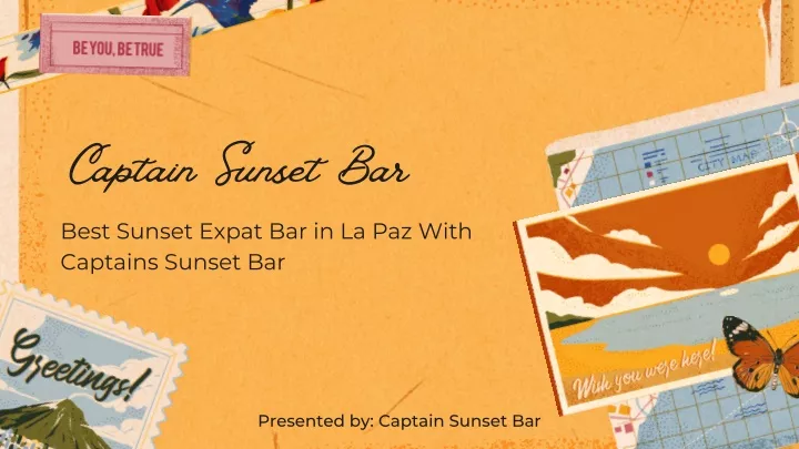 captain sunset bar