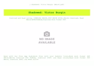 shadowed victor burgin ebook pdf