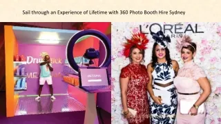 360 Video Booth Hire Sydney