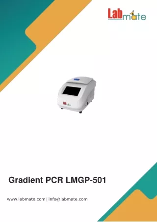 gradient pcr lmgp 501