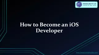 how to become an ios developer