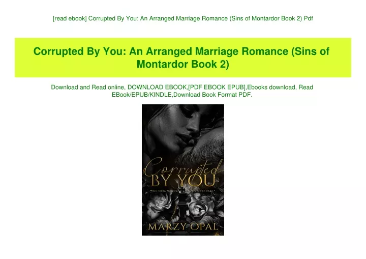 read ebook corrupted by you an arranged marriage