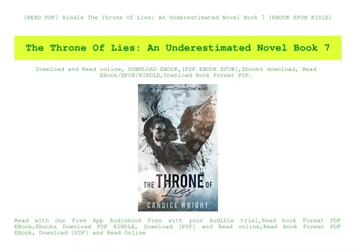 read pdf kindle the throne of lies