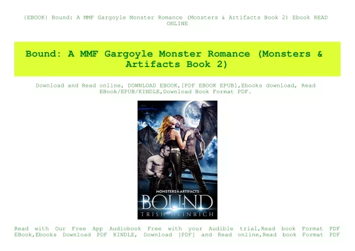 ebook bound a mmf gargoyle monster romance