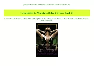 ebook committed to monsters ghost crews book