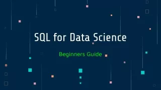 sql for data science