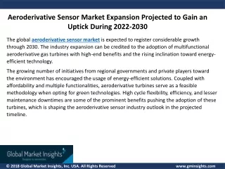 aeroderivative sensor market expansion projected