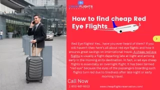 How to find cheap Red Eye Flights