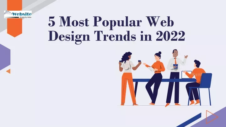 5 most popular web design trends in 2022