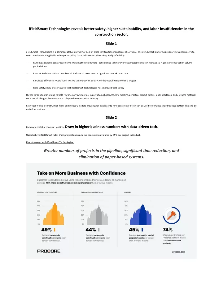 ifieldsmart technologies reveals better safety