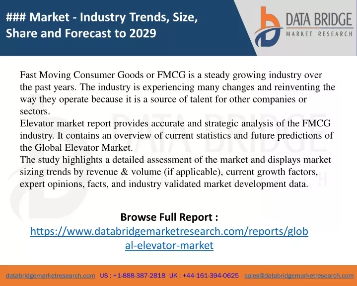 market industry trends size share and forecast